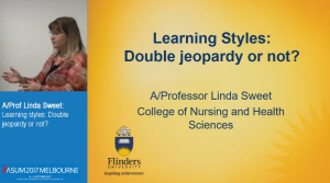 Learning Styles: Double jeopardy or not? - A/Prof Linda Sweet