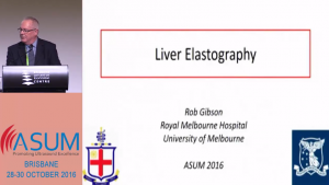 Liver Elastography - Prof Robert Gibson