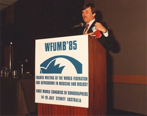George Kossoff opening WFUMB'85 (1985)
