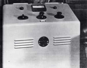 Federici ultrasonic generator used for treating Meniere's disease (1962)