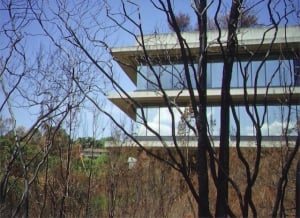Chatswood building after bushfires