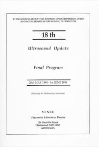 Course program for UI/RHW Course (1994)