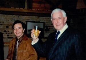 Peter Verco with Jack Jellins