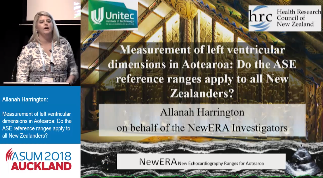 Measurement of left ventricular dimensions in Aotearoa: Do the ASE reference ranges apply to all New Zealanders? - Allanah Harrington
