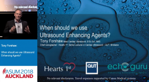 When should we use Ultrasound Enhancing Agents?  - Tony Forshaw