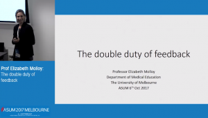 The double duty of feedback - Prof Elizabeth Molloy