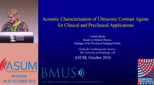 Acoustic Characterisation of Ultrasonic Contrast Agents for Clinical and Preclinical Applications’ - Dr Carmel Moran