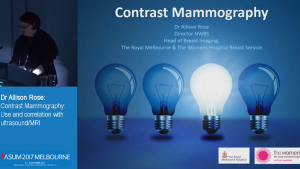 Contrast mammography: Use and correlation with ultrasound/MRI - Dr Allison Rose