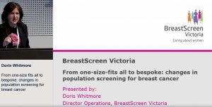 From one-size fits all to bespoke:  changes in population screening for breast cancer - Doris Whitmore