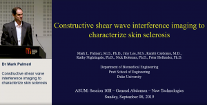 Constructive shear wave interference imaging to characterize skin sclerosis - Dr Mark Palmeri