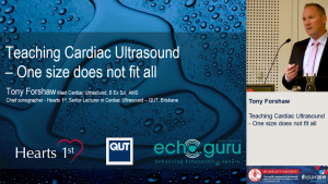 Teaching cardiac ultrasound: One size does not fit all - Tony Forshaw