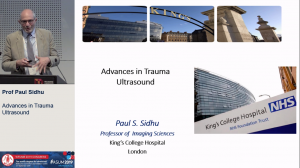 Advances in trauma ultrasound -  Prof Paul Sidhu