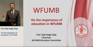 On the importance of education in WFUMB - Prof Odd Helge Gilja