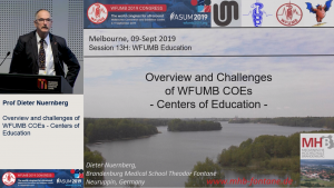 Overview and challenges of WFUMB CoEs - Prof Dieter Nuernberg