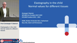Elastography in the child. Normal values for different tissues - Prof. Christoph F Dietrich