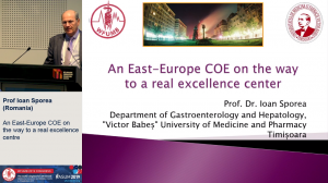 An East-Europe COE on the way to a real excellence centre - Prof Ioan Sporea  Romania