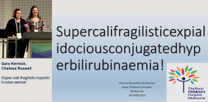 Super-cali-fragilistic-hyperbili-rubin-aemia! Clinical and sonographic presentation of biliary atresia - Chelsea Russell and Sara Kernick