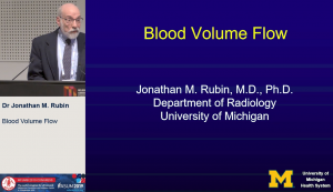 Angle-independent blood volume flow - Dr Jonathan M. Rubin