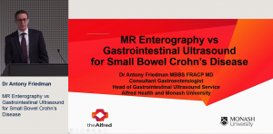 MRE vs small bowel ultrasound for Crohn’s/inflammatory bowel disease  - Dr Antony Friedman