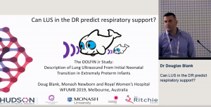 Can LUS in the DR predict respiratory support? - Dr Douglas Blank