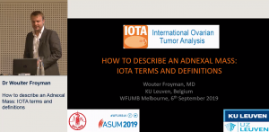 How to describe an adnexal mass: IOTA terms and definitions - Dr Wouter Froyman