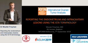 Reporting the endometrium and intracavitary lesions using the IETA terminology - Dr Wouter Froyman