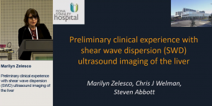 Preliminary clinical experience with shear wave dispersion (SWD) imaging of the liver - Alina-Simona Popescu