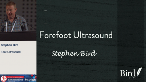 Forefoot ultrasound  - Stephen Bird