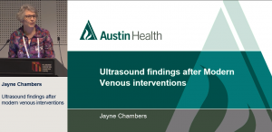 Ultrasound findings after modern venous interventions - Jayne Chambers