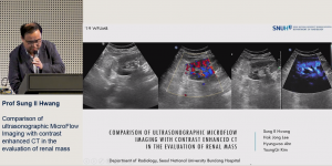 Comparison of ultrasonographic MicroFlow Imaging with contrast enhanced CT in the evaluation of renal mass - Prof Sung Il Hwang