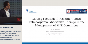 Staying focused: UltrasoundgGuided extracorporeal shockwave therapy in the management of musculoskeletal conditions - Dr Joo Haw Ong