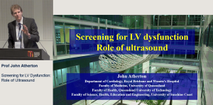 Screening for left ventricular dysfunction: Role of Ultrasound  - Prof John Atherton